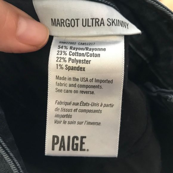 Paige Margot Ultra Skinny Jean Women's Jeans size 26 in Leighton - Picture 9 of 11